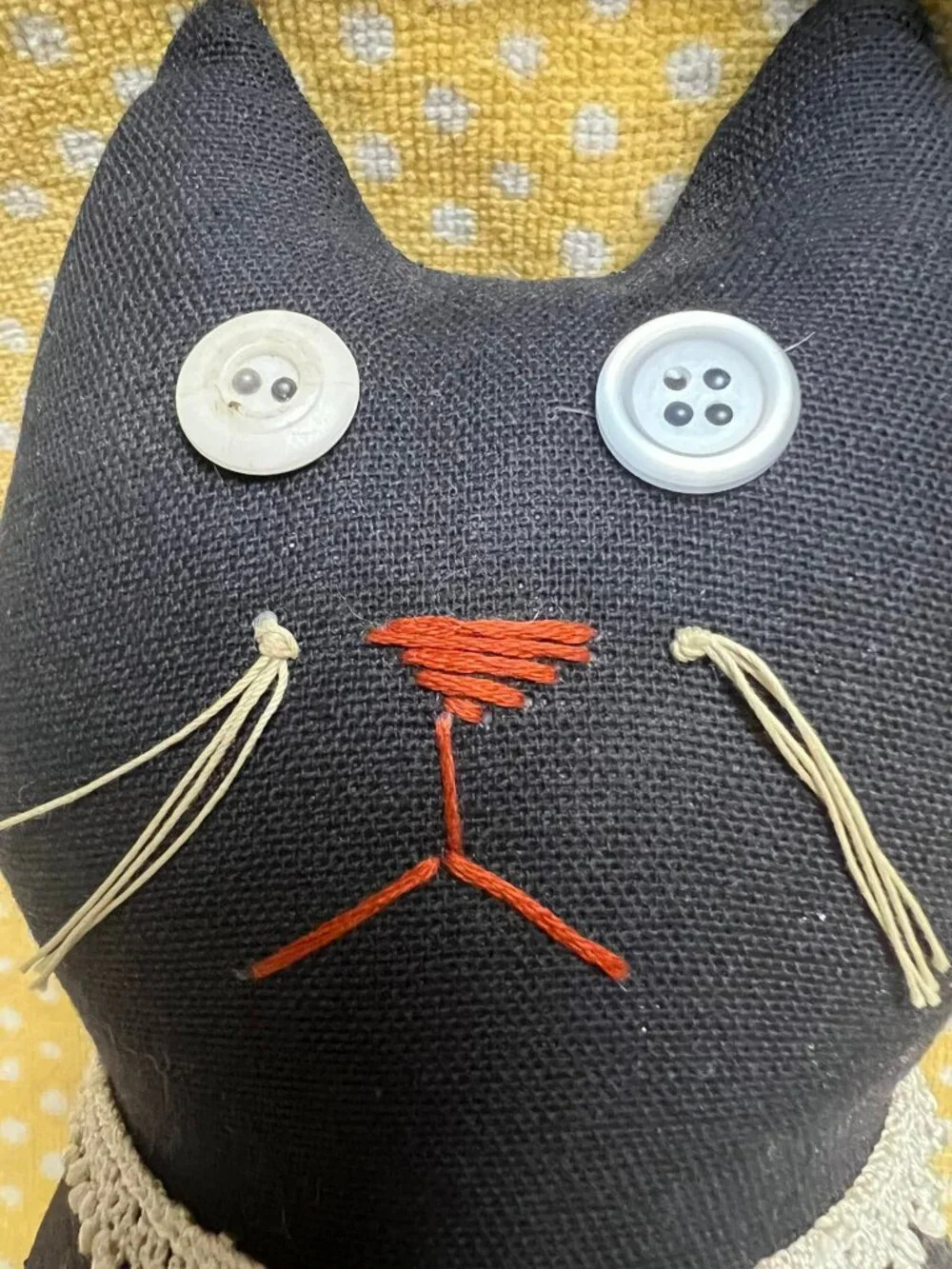 handmade black cat